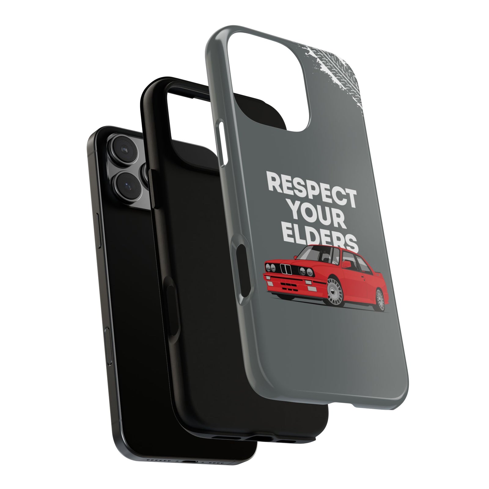 E30 M3 Respect Your Elders Tough Phone Case | Classic Car Guy Gift
