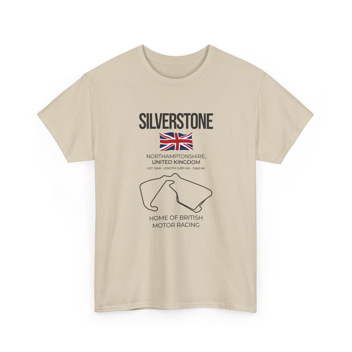 Silverstone Race Track T-Shirt | British Grand Prix Circuit Motorsport Tee