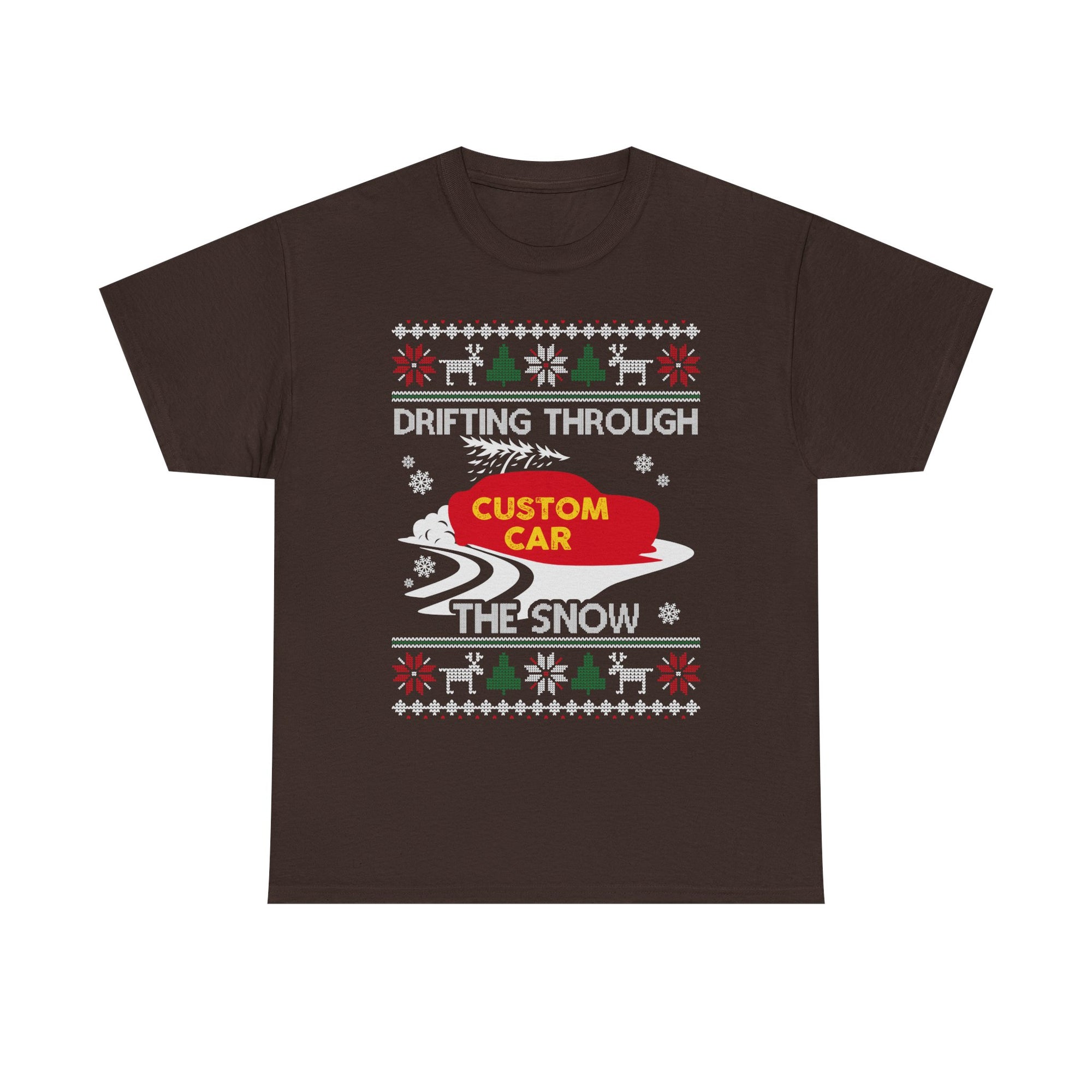 Custom Ugly Christmas Car T-Shirt