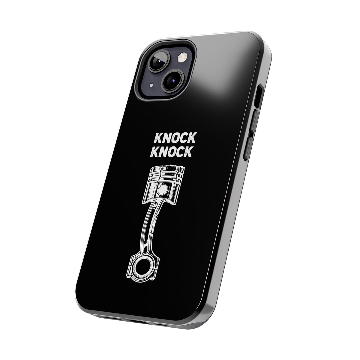 Knock Knock Broken Piston Phone Case | Funny Mechanic Car Guy Gift