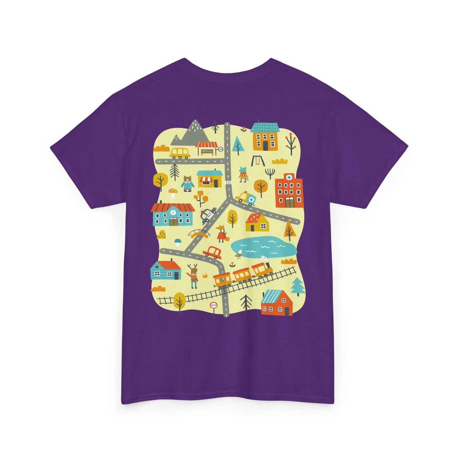 City Play Roads T-Shirt | Funny Dad Gift for Car Lovers
