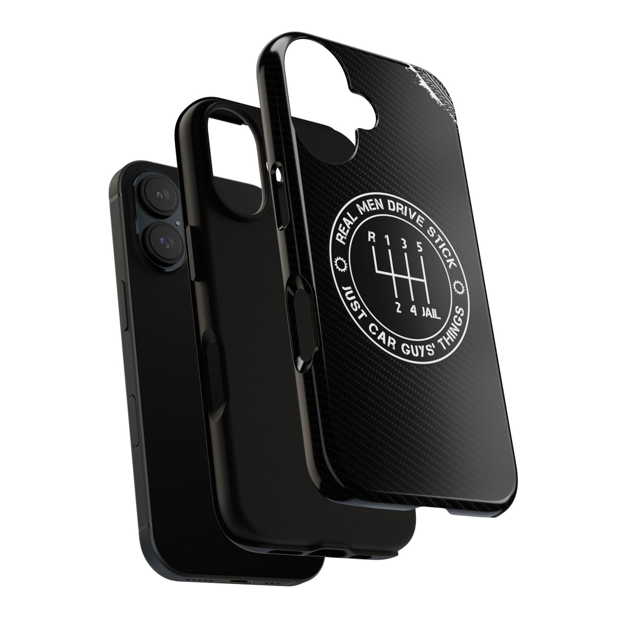 Real Men Drive Stick Manual Transmission Tough Phone Case | Car Guy Gift