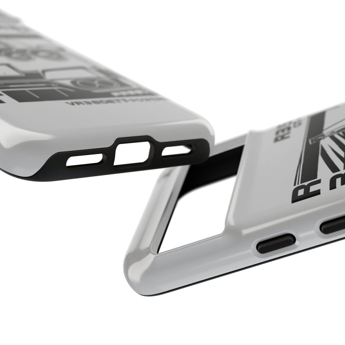 JDM Front View Tough Phone Case - Samsung Galaxy S23, glossy, side view