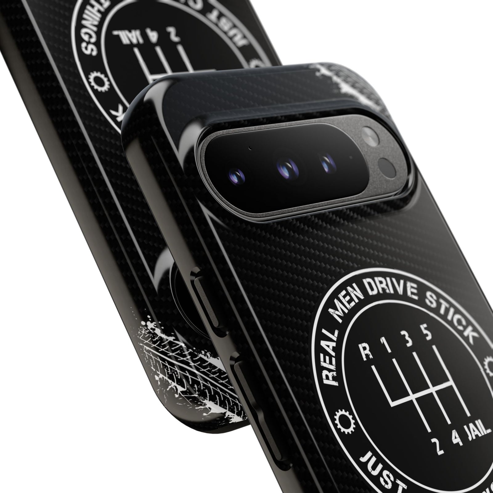 Real Men Drive Stick Manual Transmission Tough Phone Case | Car Guy Gift