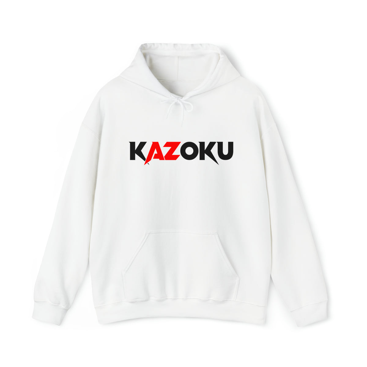 KAZOKU Hoodie Red - Design 2