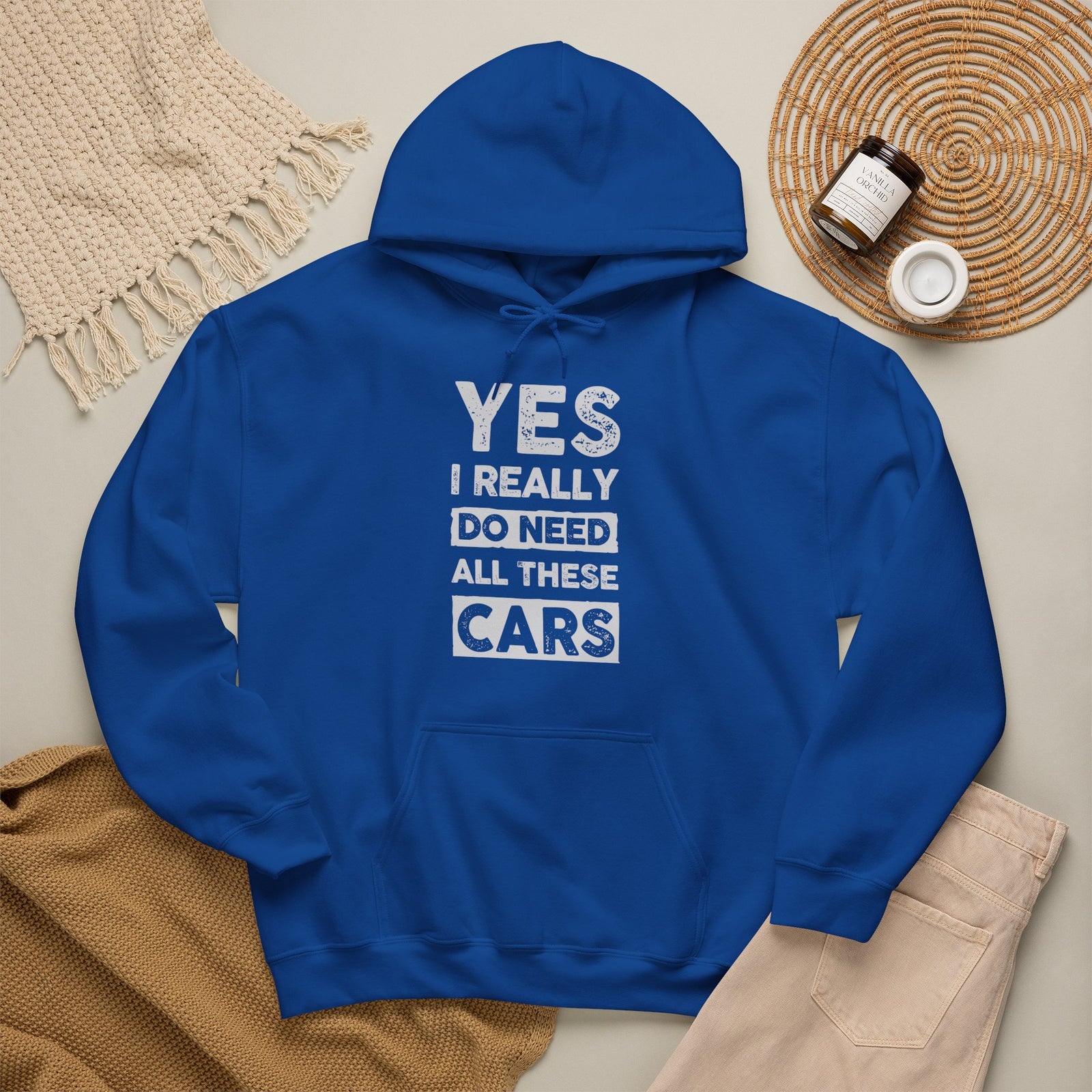 Yes I Really Do Need All These Cars Hoodie - funny car guy gift pullover