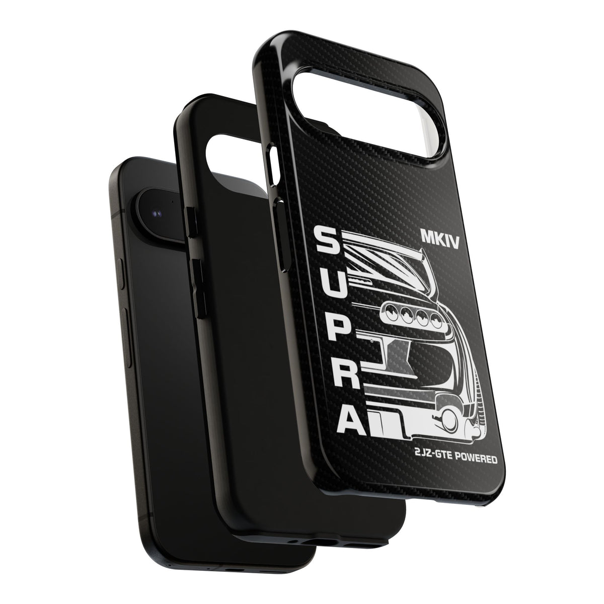 JDM Back View Tough Phone Case - Google Pixel 9, glossy, dual-layer protection