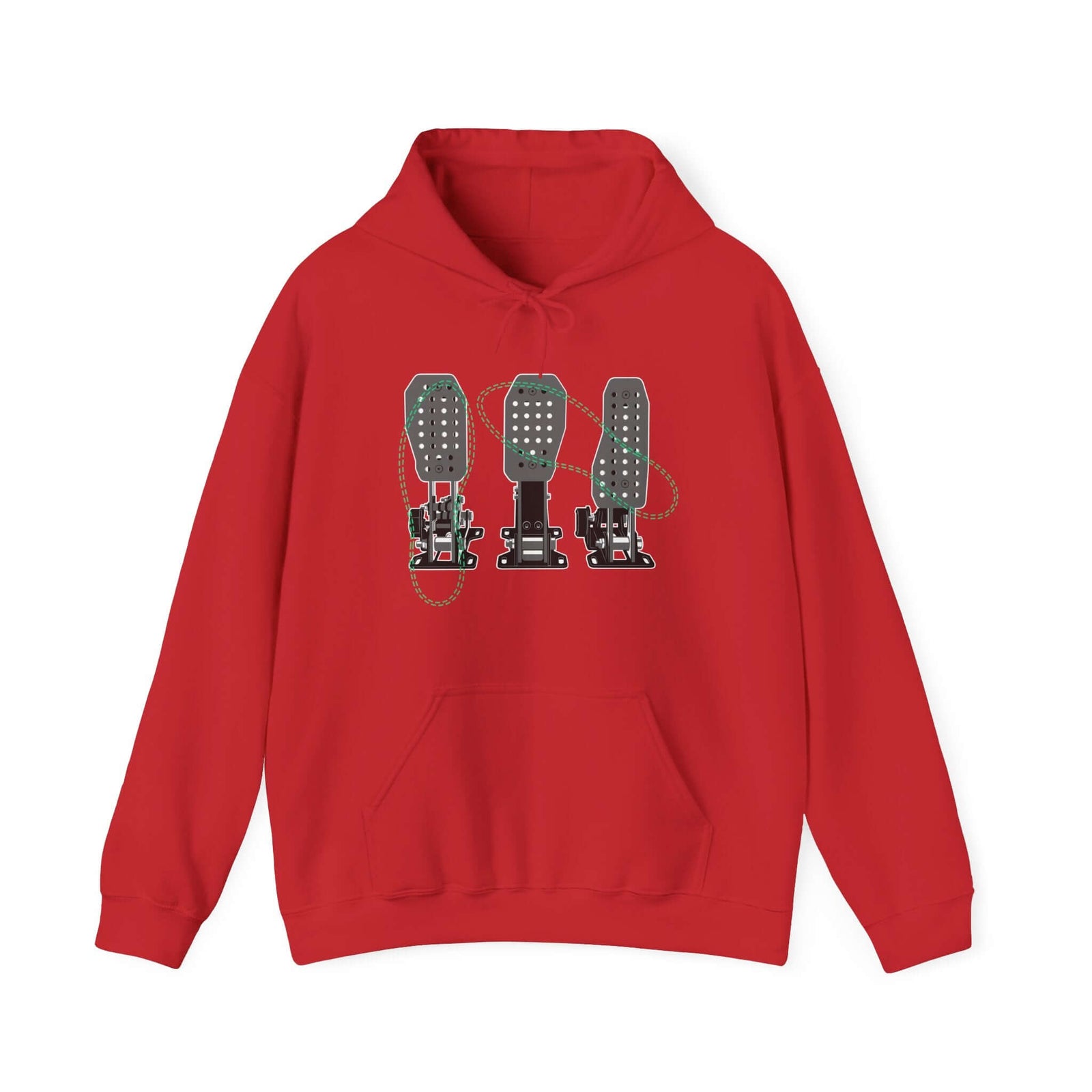 Racing Pedals hoodie - sim racing car enthusiast gift
