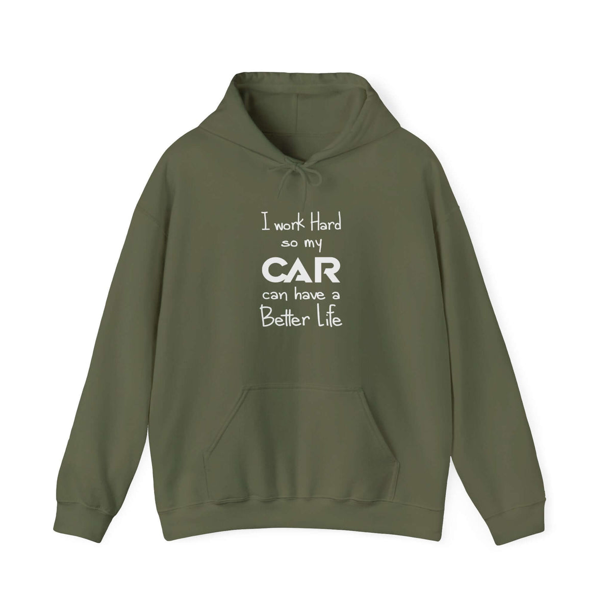 I work hard so my car can have a better life hoodie - funny car guy gift