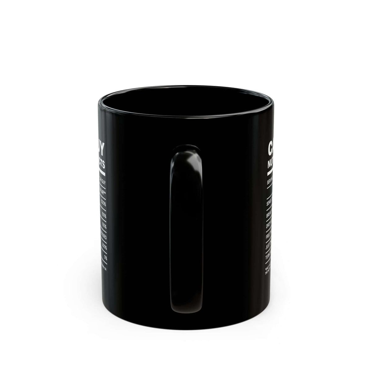 Nutrition facts car mug - funny car lover gift ceramic mug