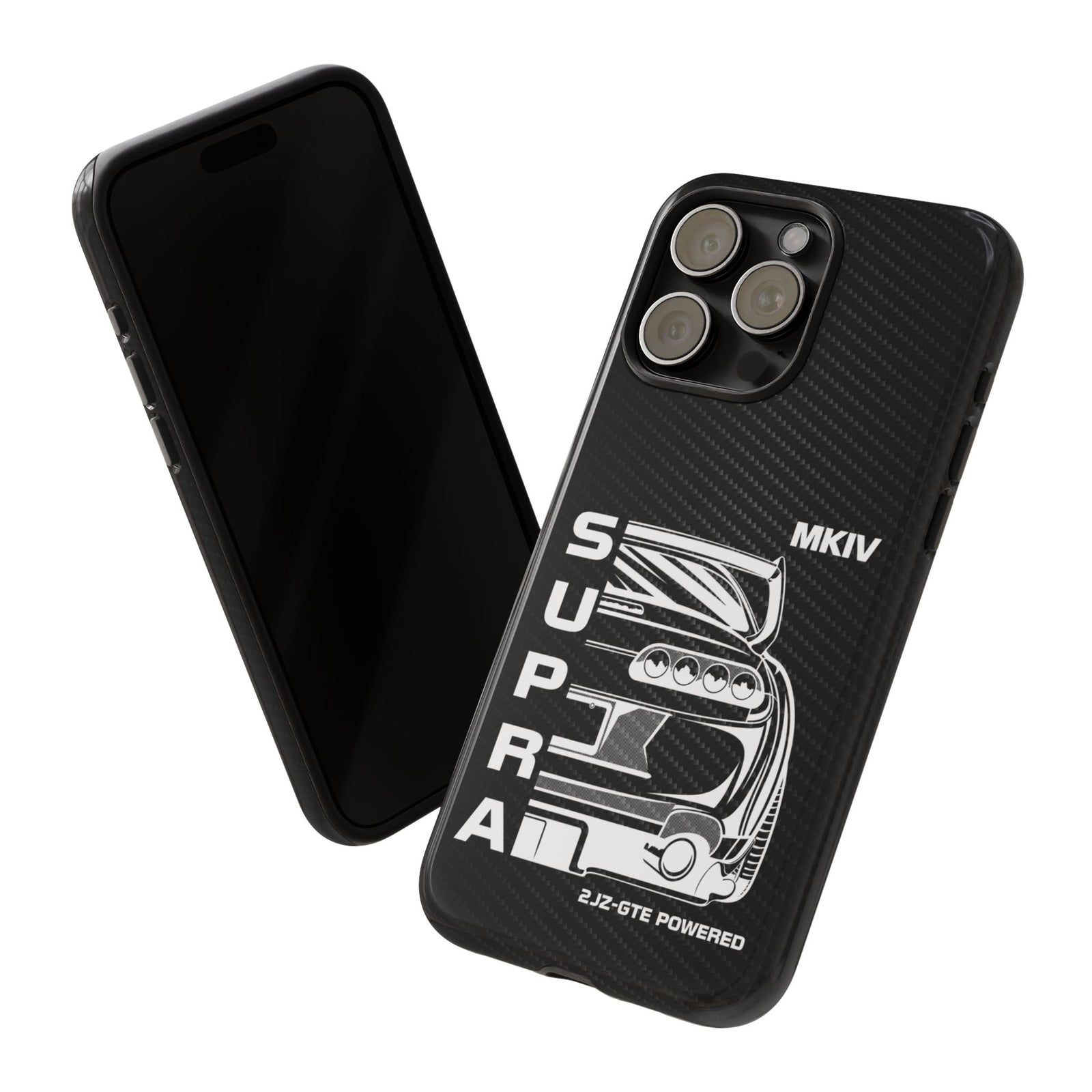 JDM Back View Tough Phone Case - iPhone 15 Pro Max, glossy, front and back view