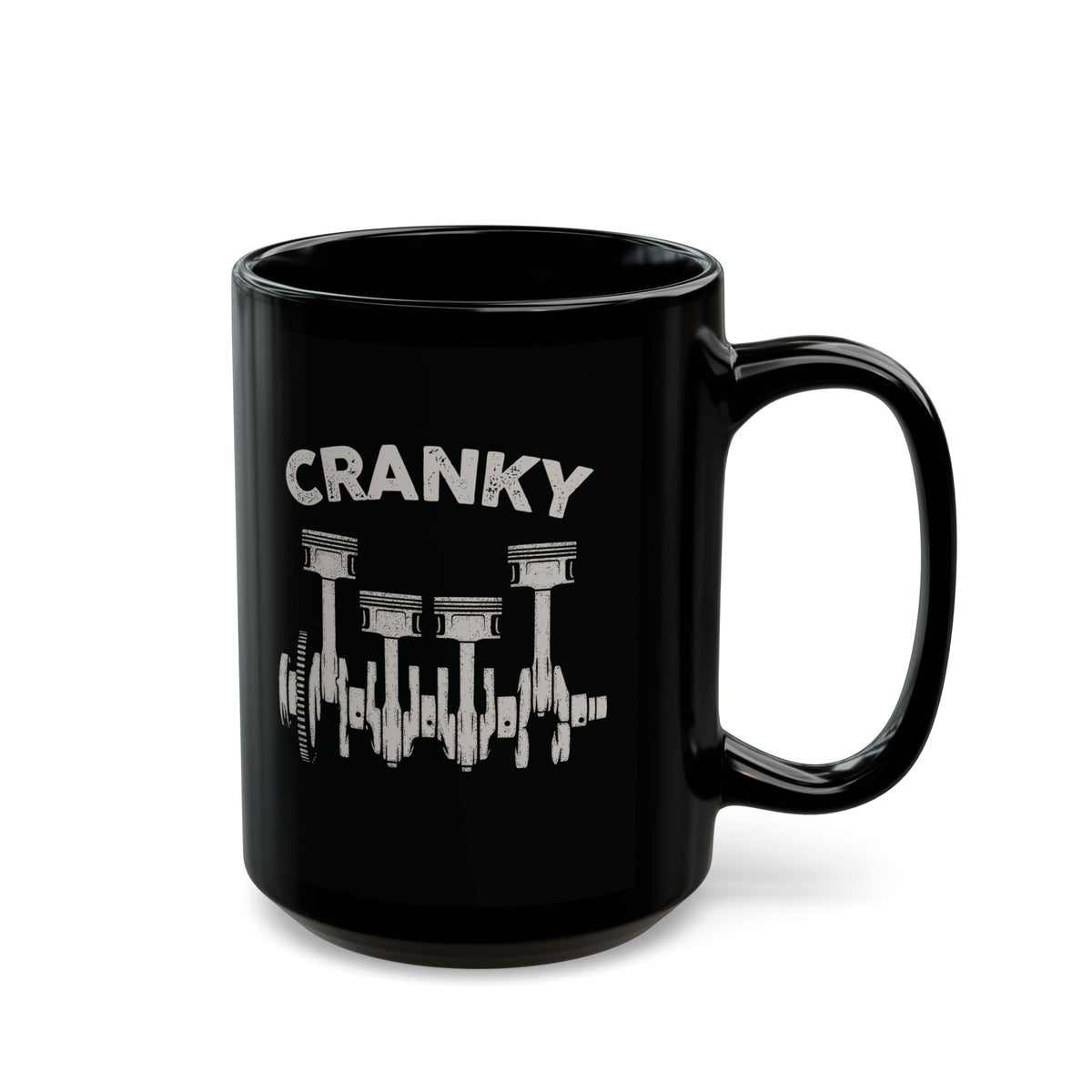 Cranky Mechanic Mug coffee cup - gearhead gift idea