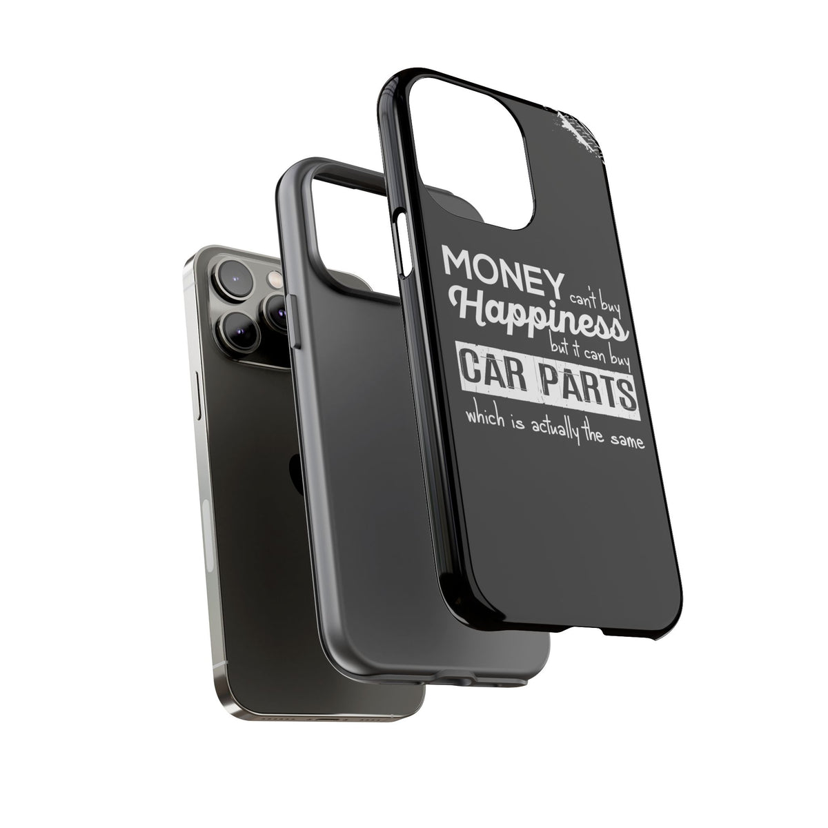 More Car Parts Equals Happiness Tough Phone Case | Car Enthusiast Gift