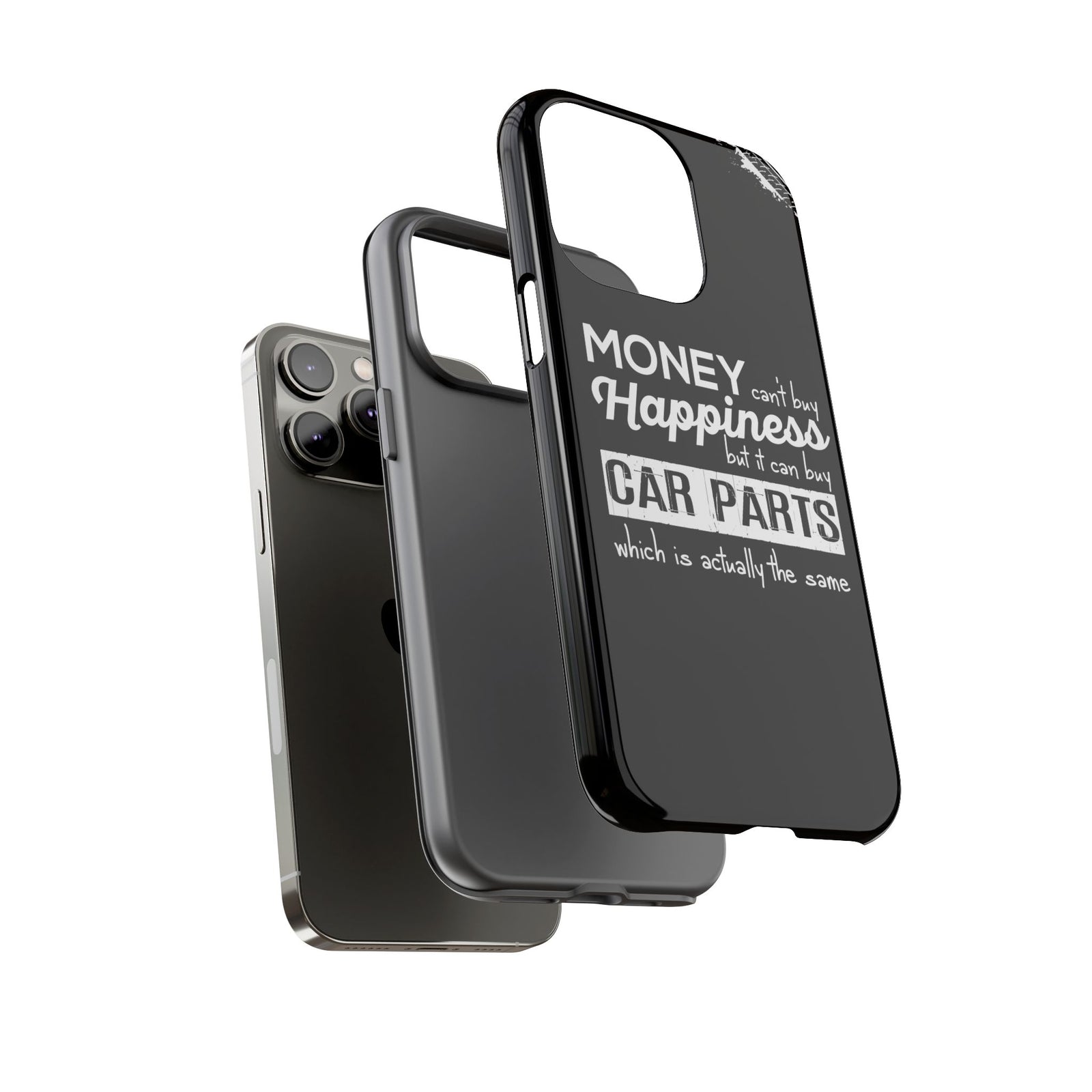 More Car Parts Equals Happiness Tough Phone Case | Car Enthusiast Gift