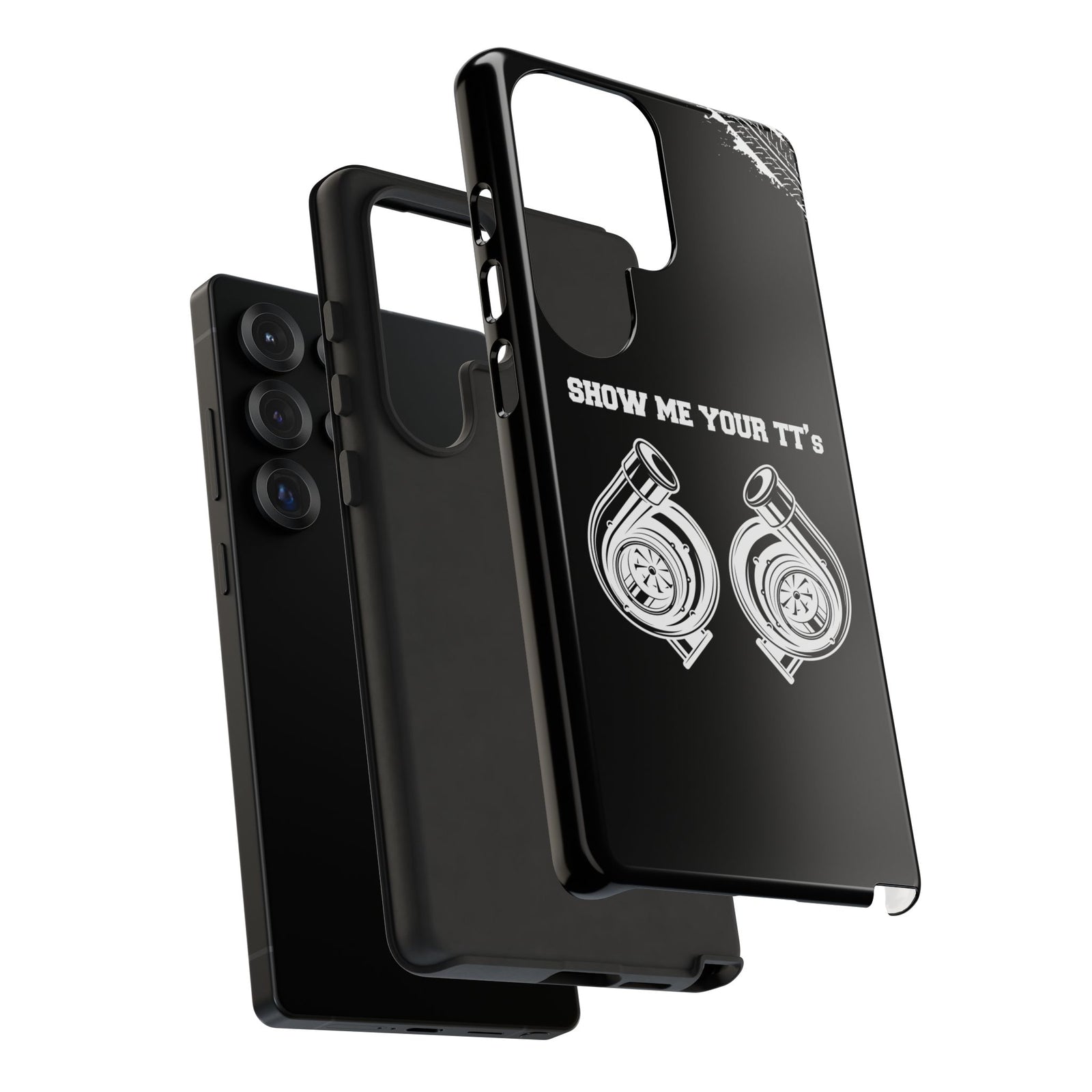 Show Me Your TTs Twin Turbo Tough Phone Case | Funny Car Guy Gift