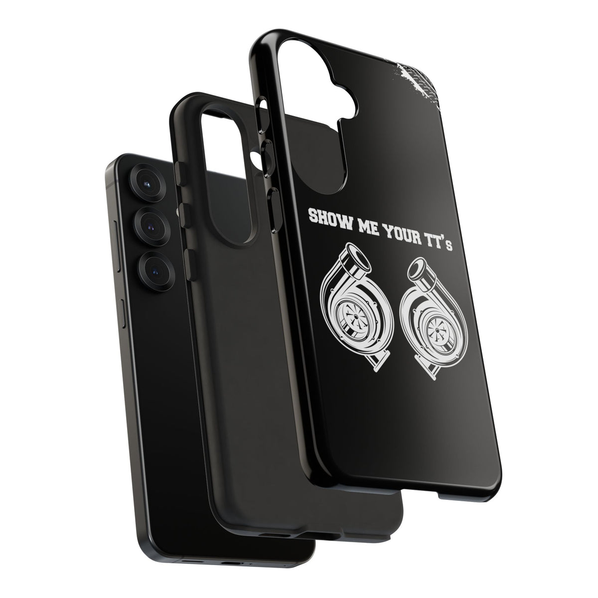 Show Me Your TTs Twin Turbo Tough Phone Case | Funny Car Guy Gift