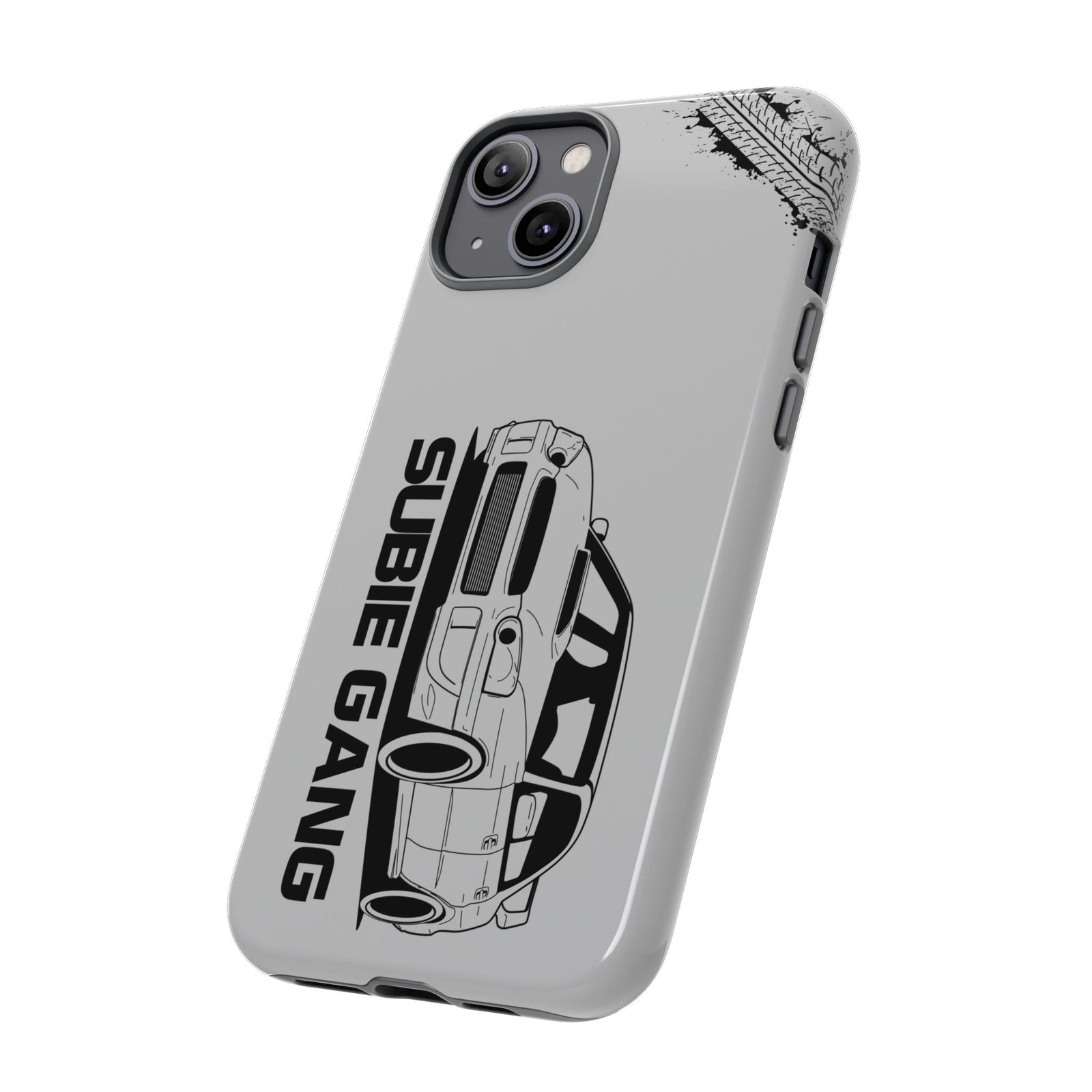 JDM Gang Tough Phone Case - iPhone 14 Plus, glossy, side view
