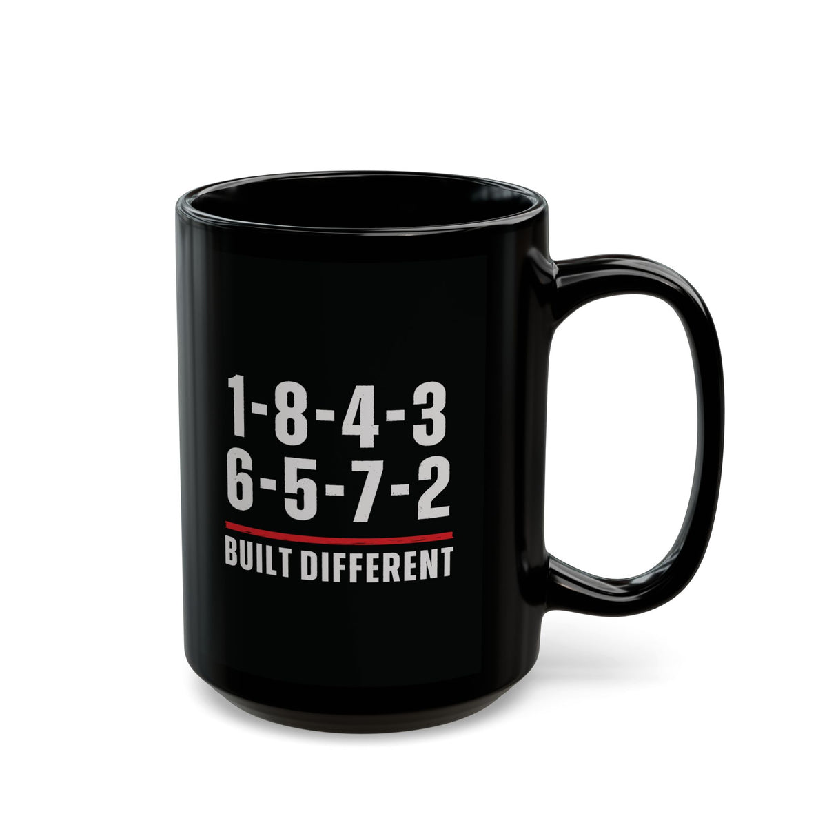 Built Different V8 Firing Order Mug coffee cup - gearhead gift idea