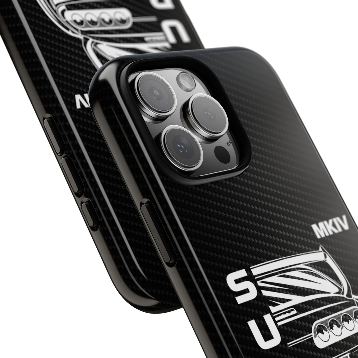 JDM Back View Tough Phone Case - iPhone 16 Pro Max, glossy, camera cutout close-up