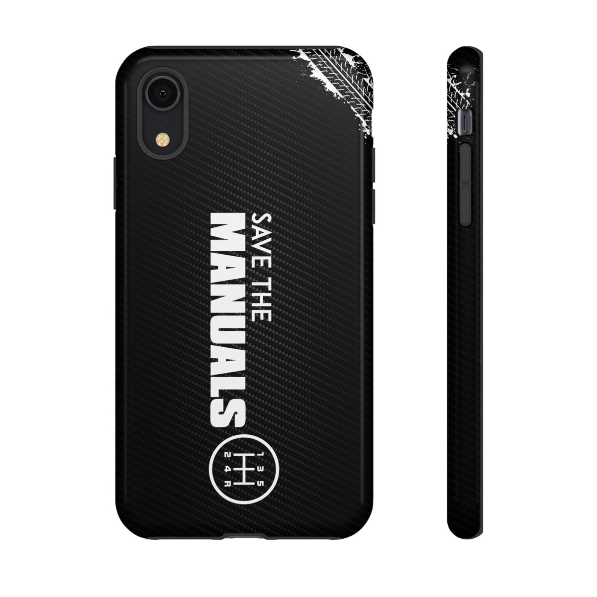 Save The Manuals Tough Phone Case | Manual Transmission Car Guy Gift