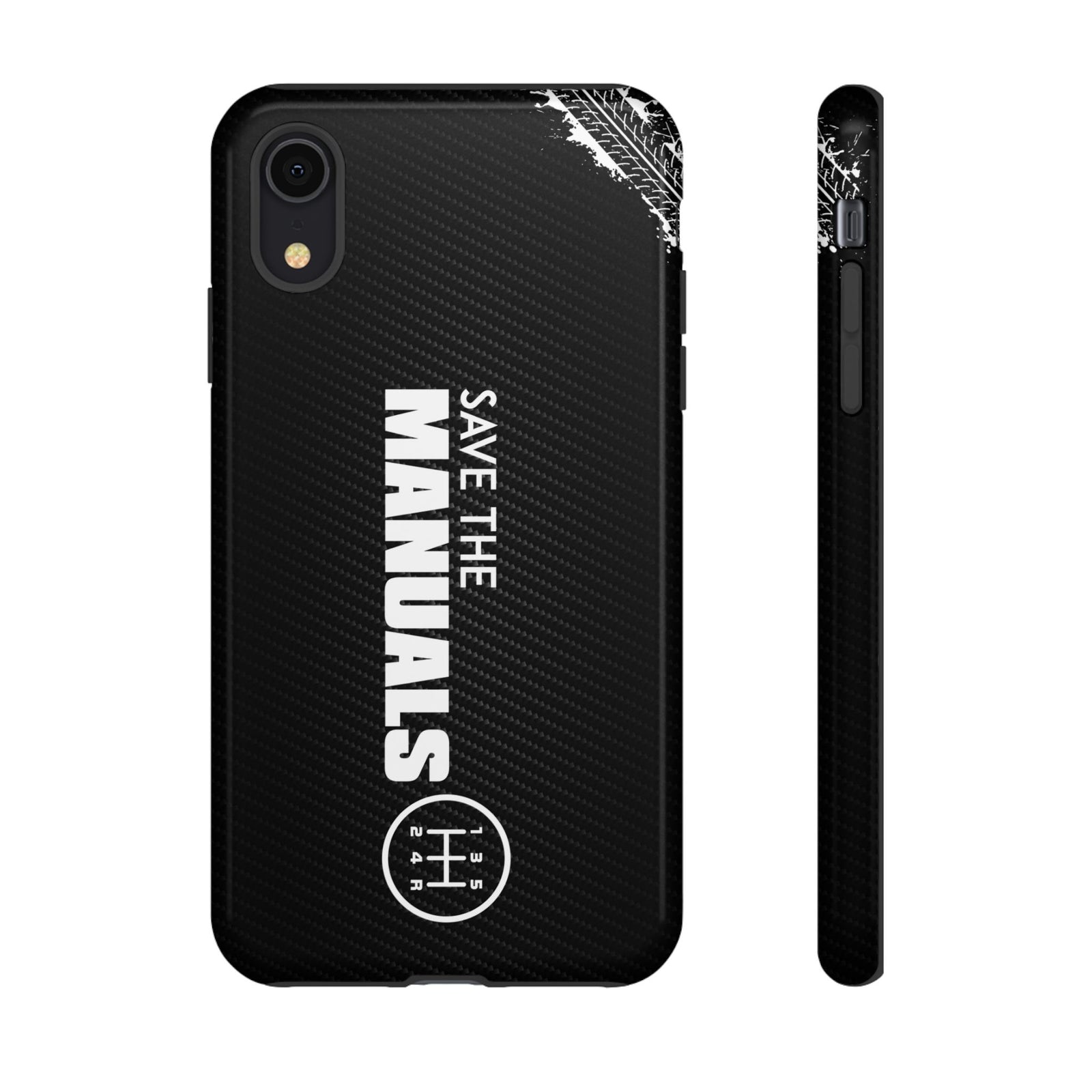 Save The Manuals Tough Phone Case | Manual Transmission Car Guy Gift