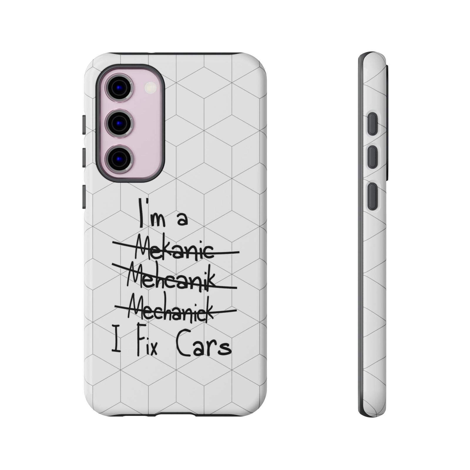 Mechanic I Fix Cars Funny Tough Phone Case | Car Guy Gift