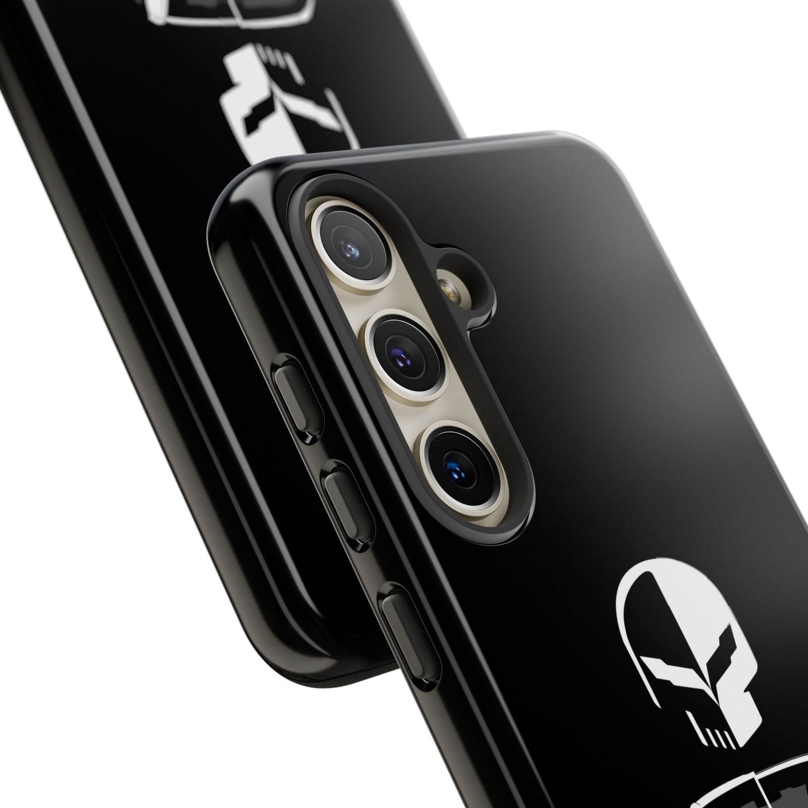 Corvette Punisher Skull Tough Phone Case | Muscle Car Guy Gift