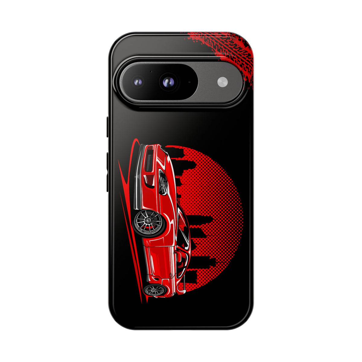MKIV A80 Supra 2JZ Red City Tough Phone Case | JDM Car Guy Gift
