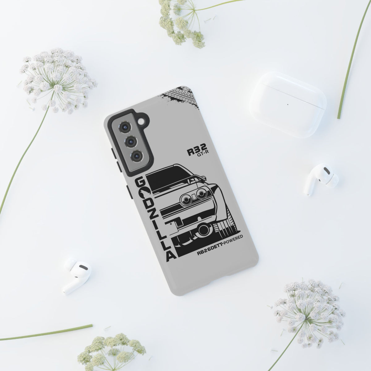 R32 Skyline GTR BNR32 Godzilla Tough Phone Case | JDM Car Gift