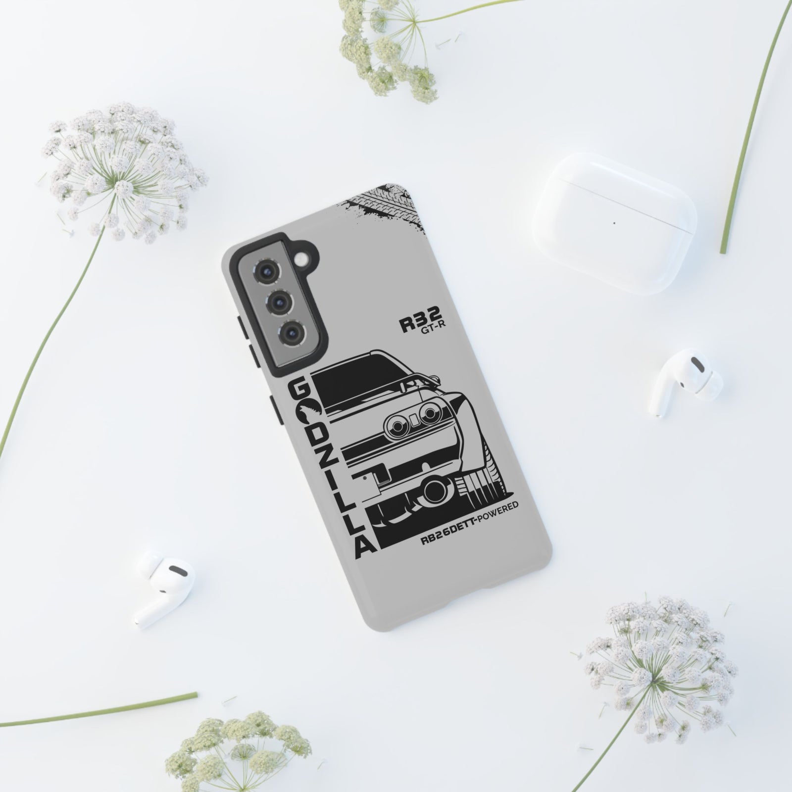 R32 Skyline GTR BNR32 Godzilla Tough Phone Case | JDM Car Gift