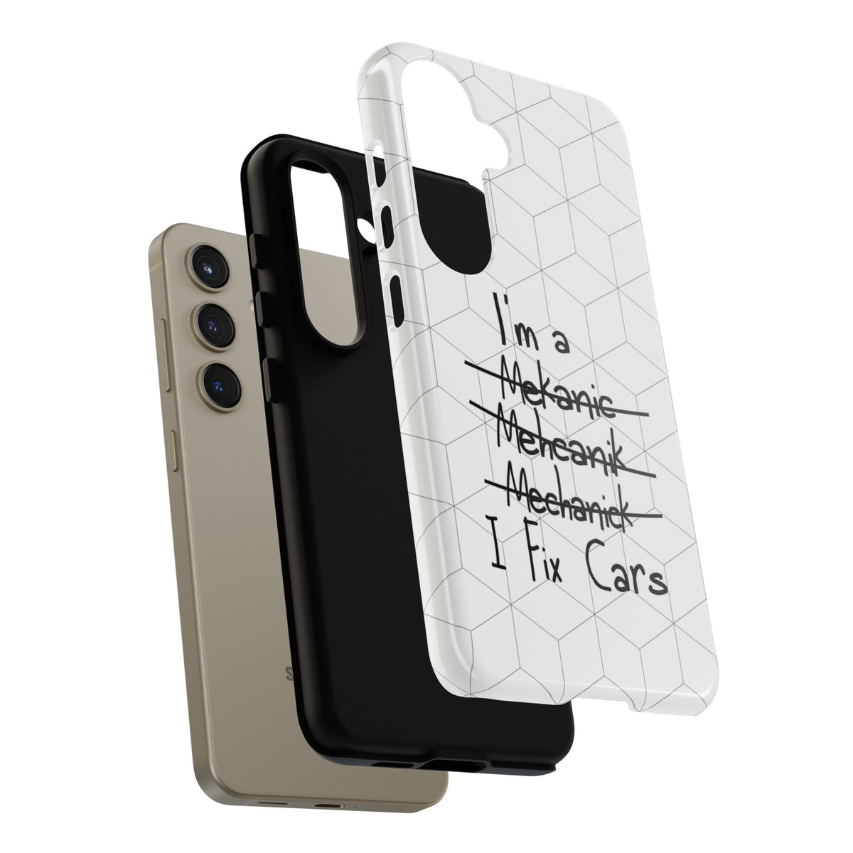 Mechanic I Fix Cars Funny Tough Phone Case | Car Guy Gift