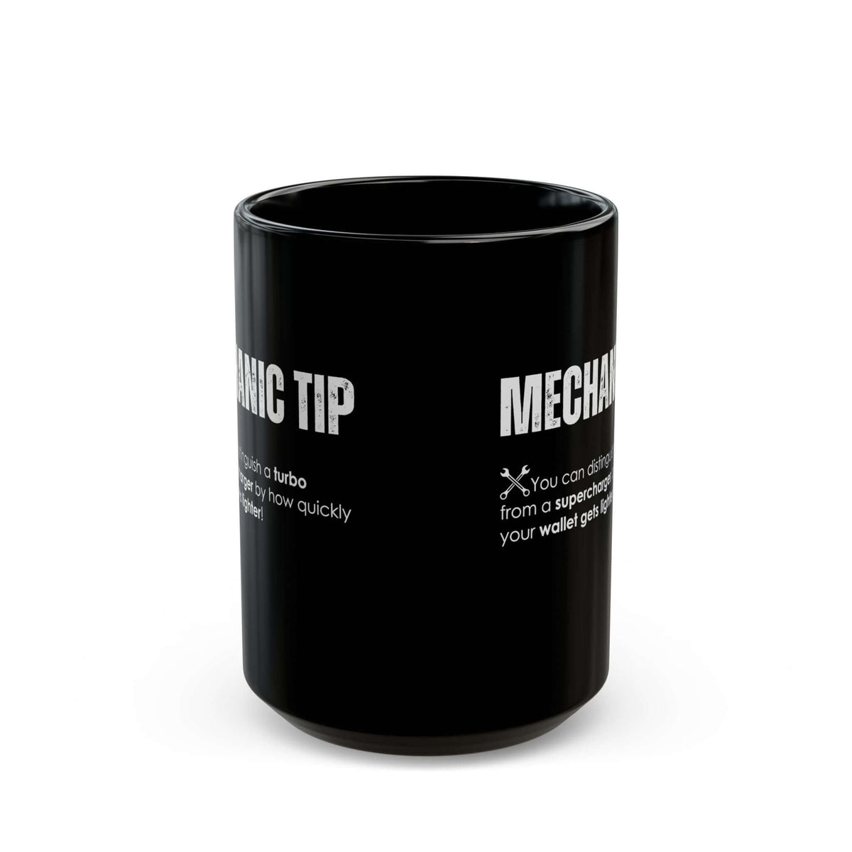 Turbo vs Supercharger Coffee Mug coffee cup - gearhead gift idea