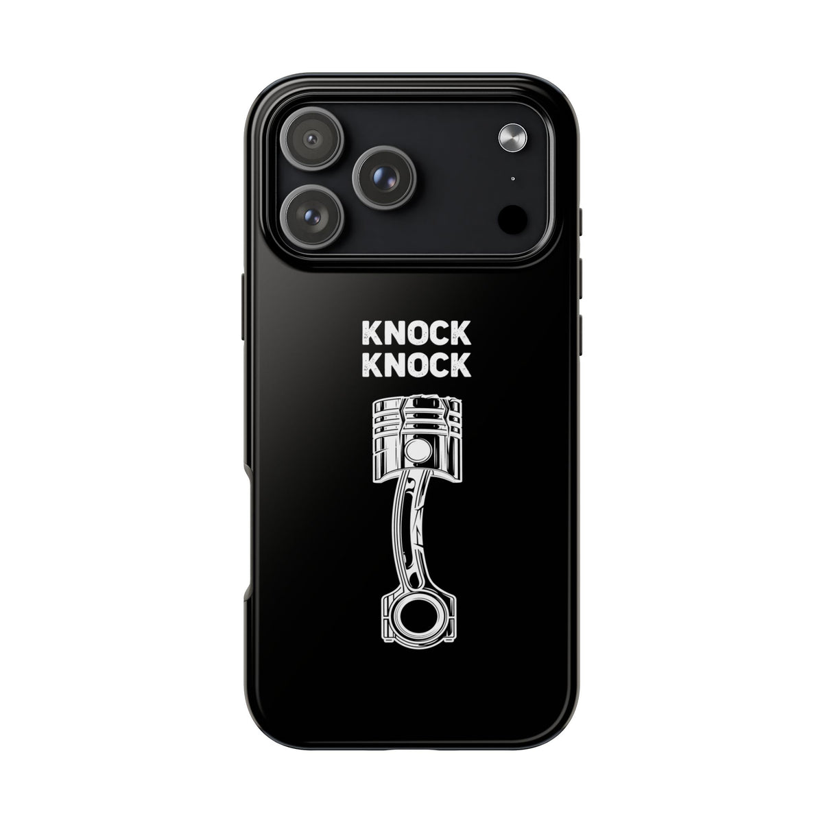 Knock Knock Broken Piston phone case | funny mechanic gift