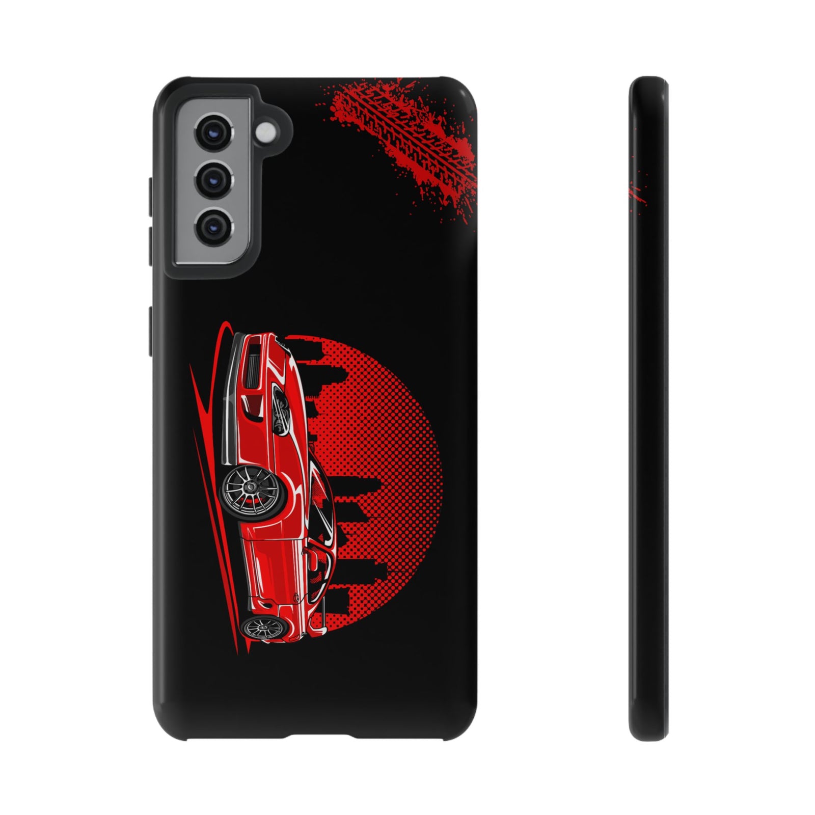 MKIV A80 Supra 2JZ Red City Tough Phone Case | JDM Car Guy Gift