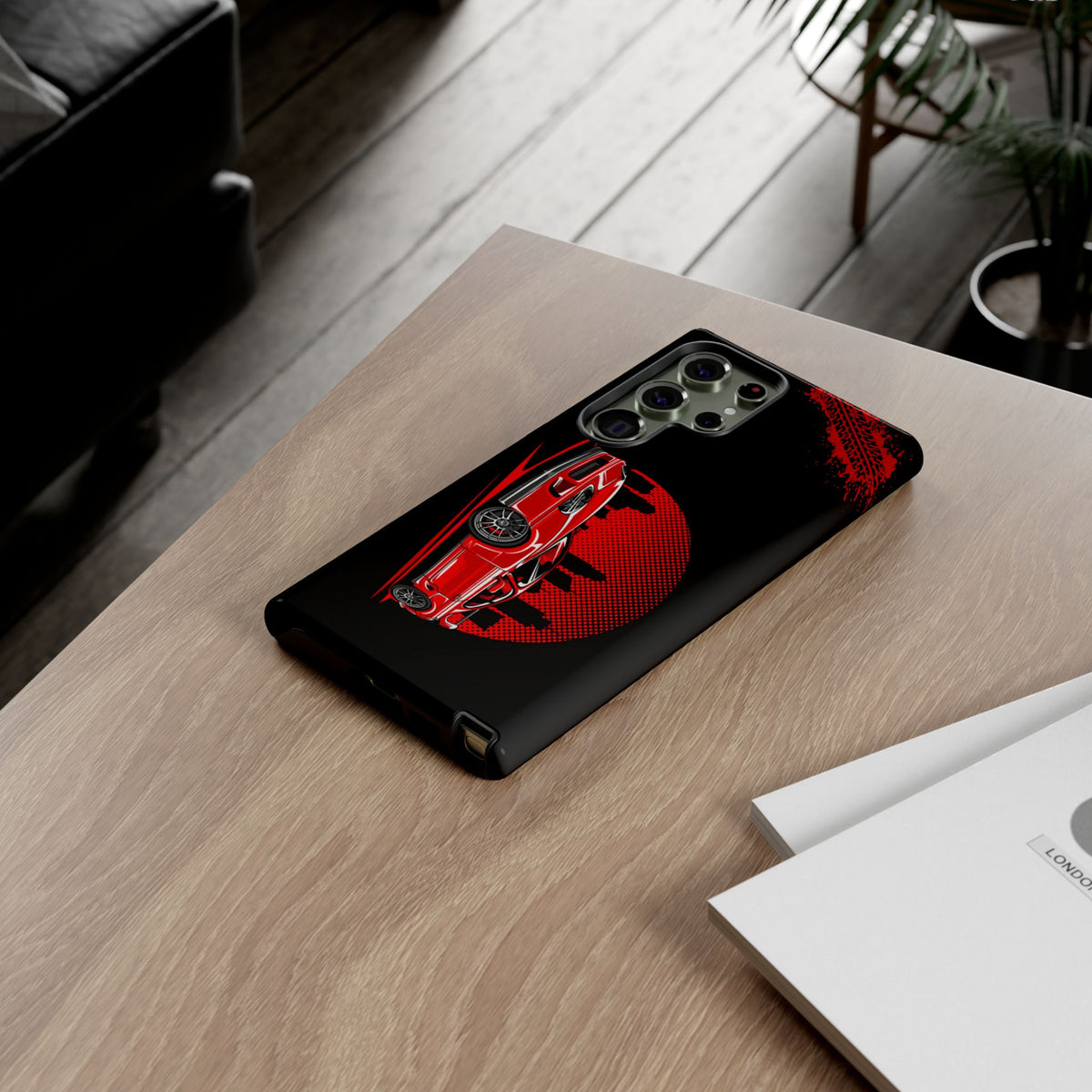 MKIV A80 Supra 2JZ Red City Tough Phone Case | JDM Car Guy Gift