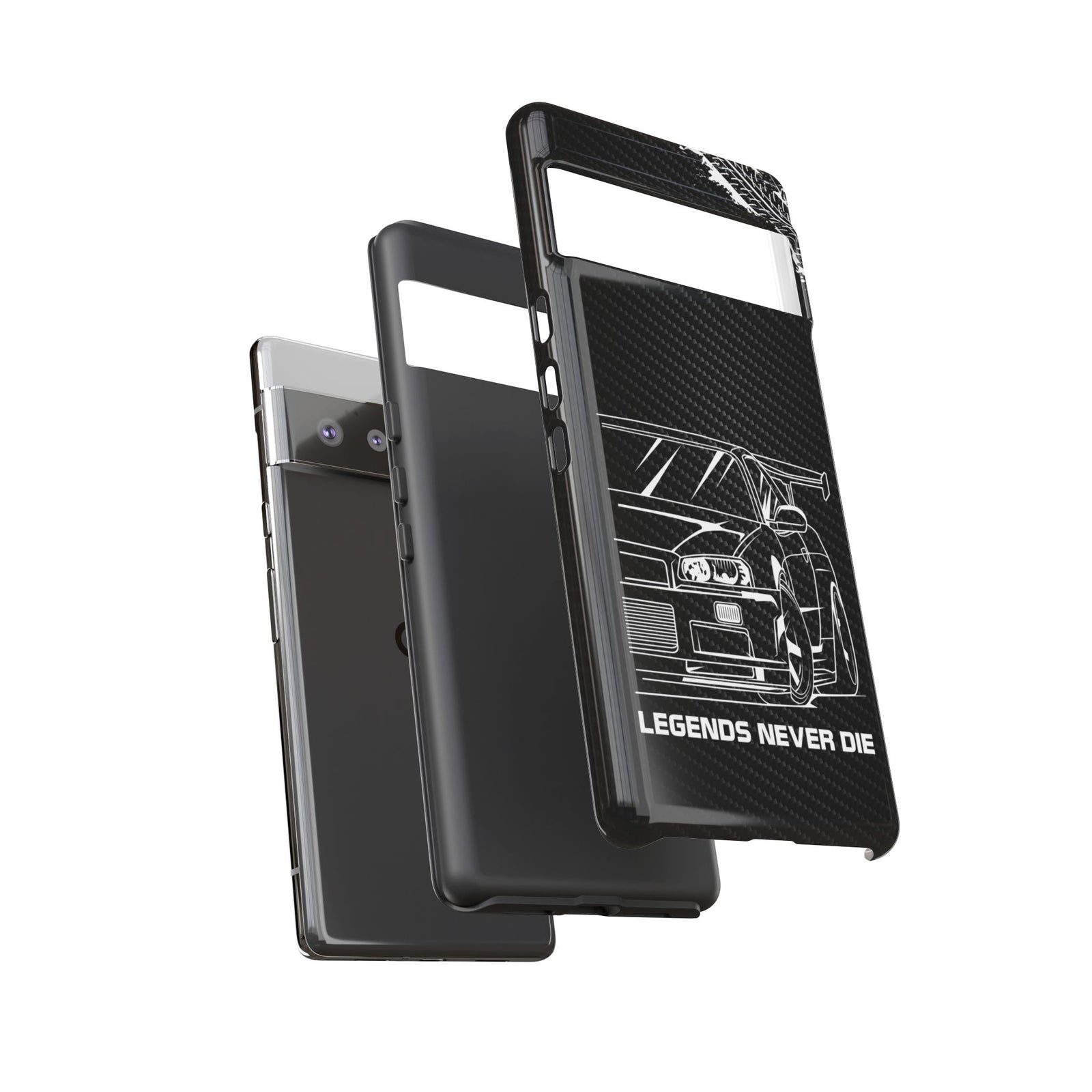 JDM Legends Never Die Tough Phone Case - Google Pixel 6 Pro, glossy, dual-layer protection