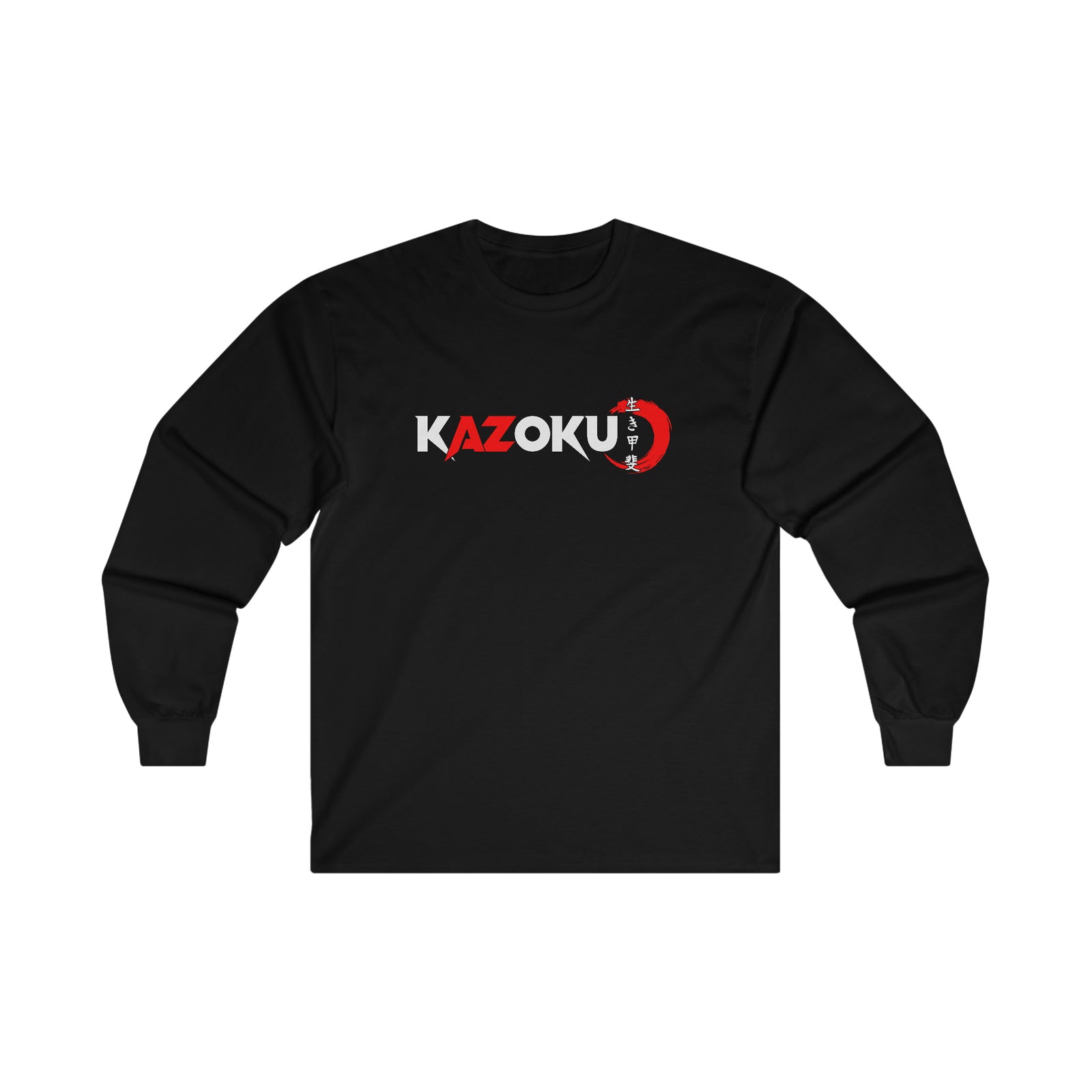 KAZOKU Long Sleeve Tee Red - Design 1