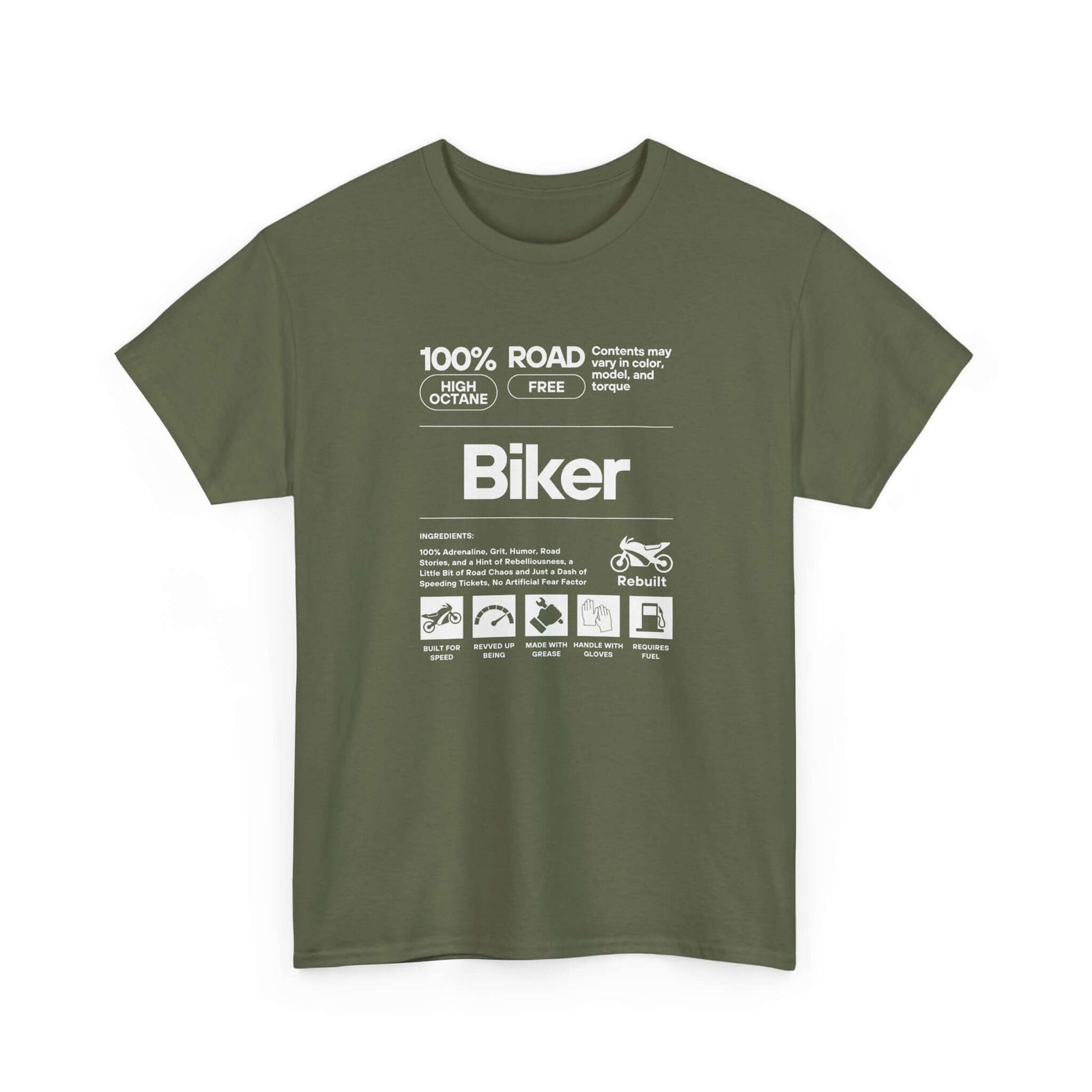 Biker Definition T-Shirt | Funny Motorcycle Enthusiast Gift