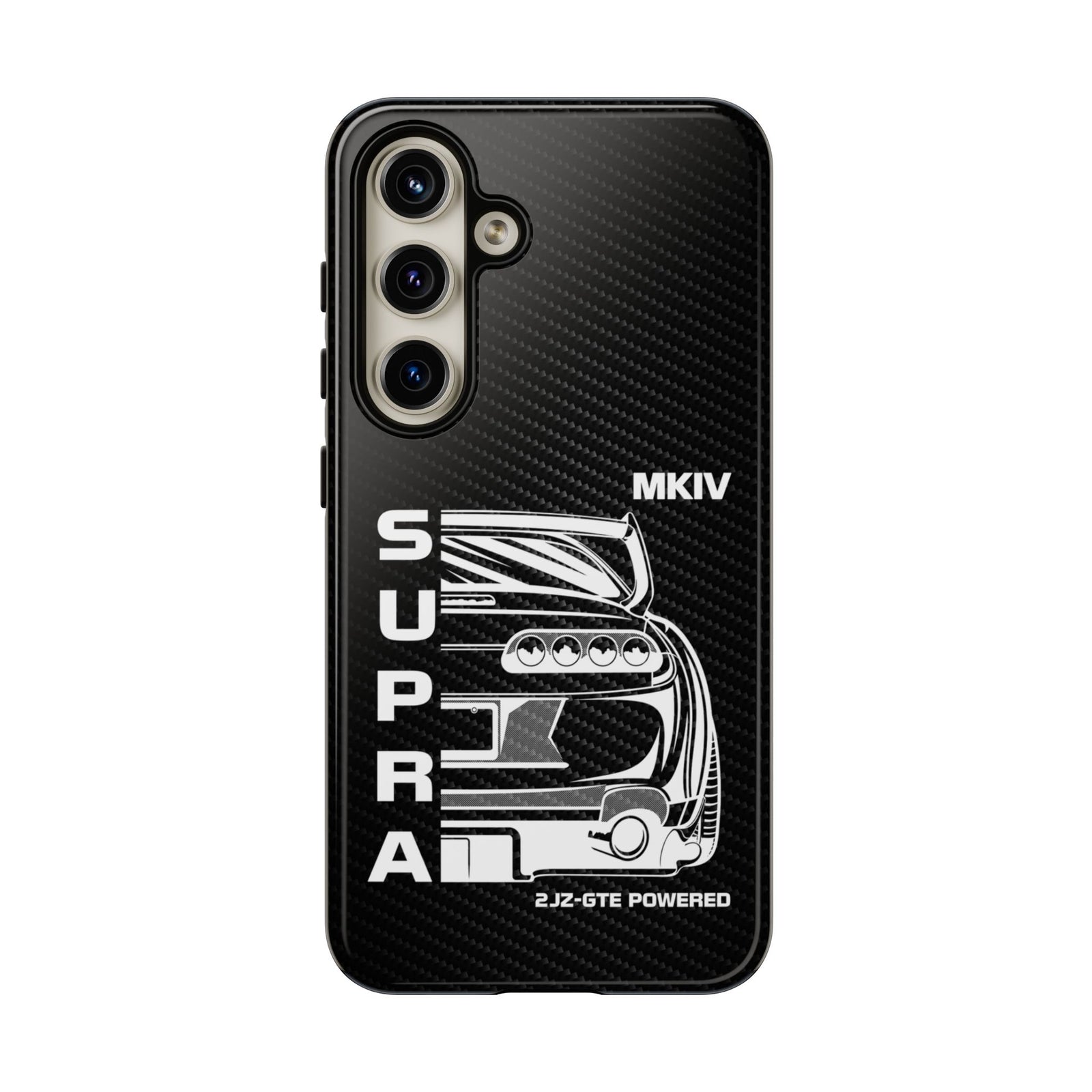 JDM Back View Tough Phone Case - Samsung Galaxy S24, glossy, front view