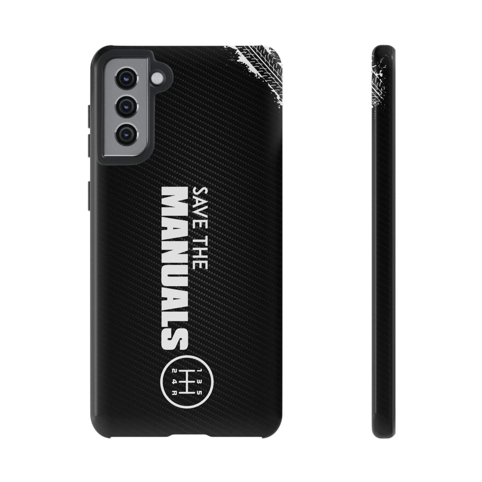 Save The Manuals Tough Phone Case | Manual Transmission Car Guy Gift