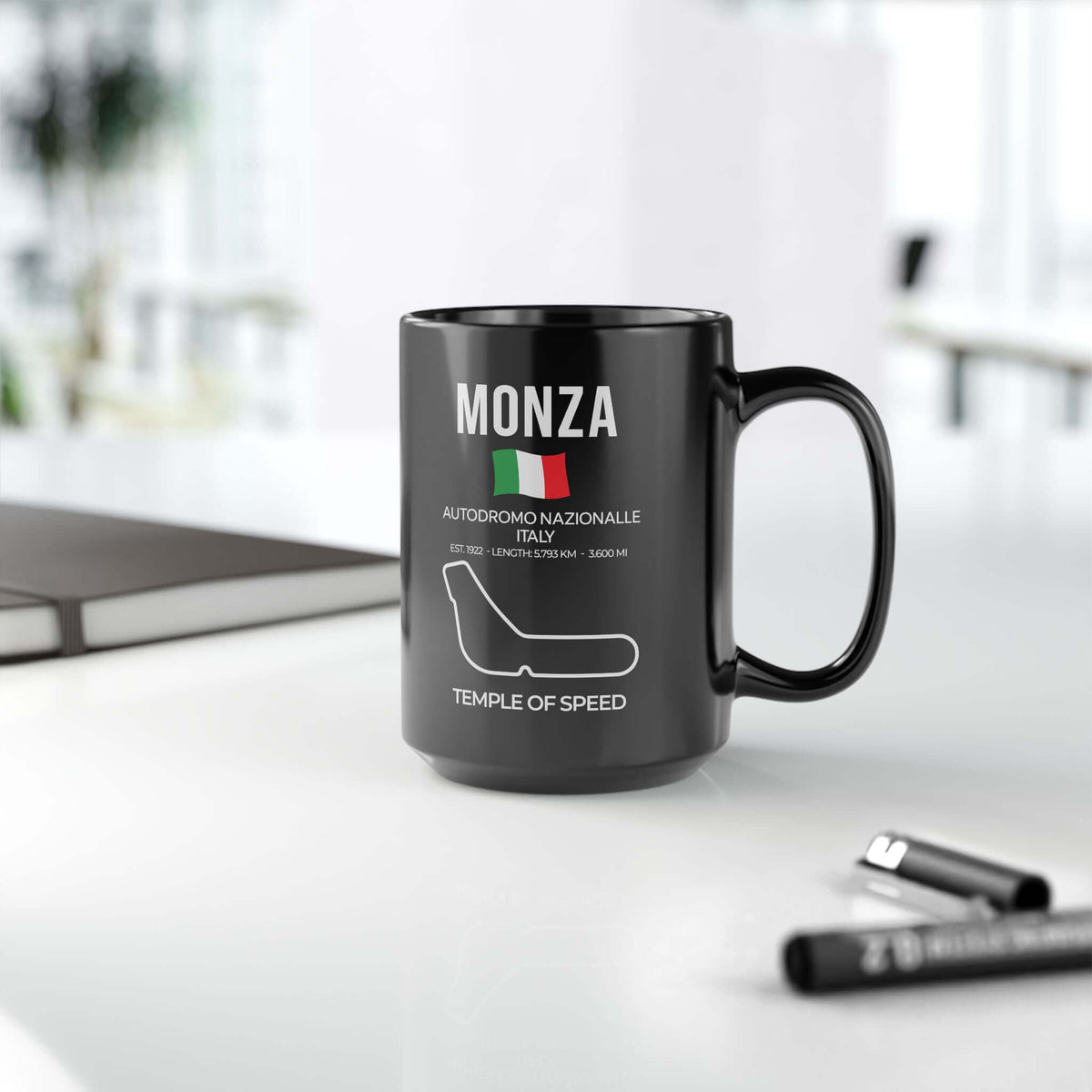 Monza Race Track Coffee Mug mug design - petrolhead gift