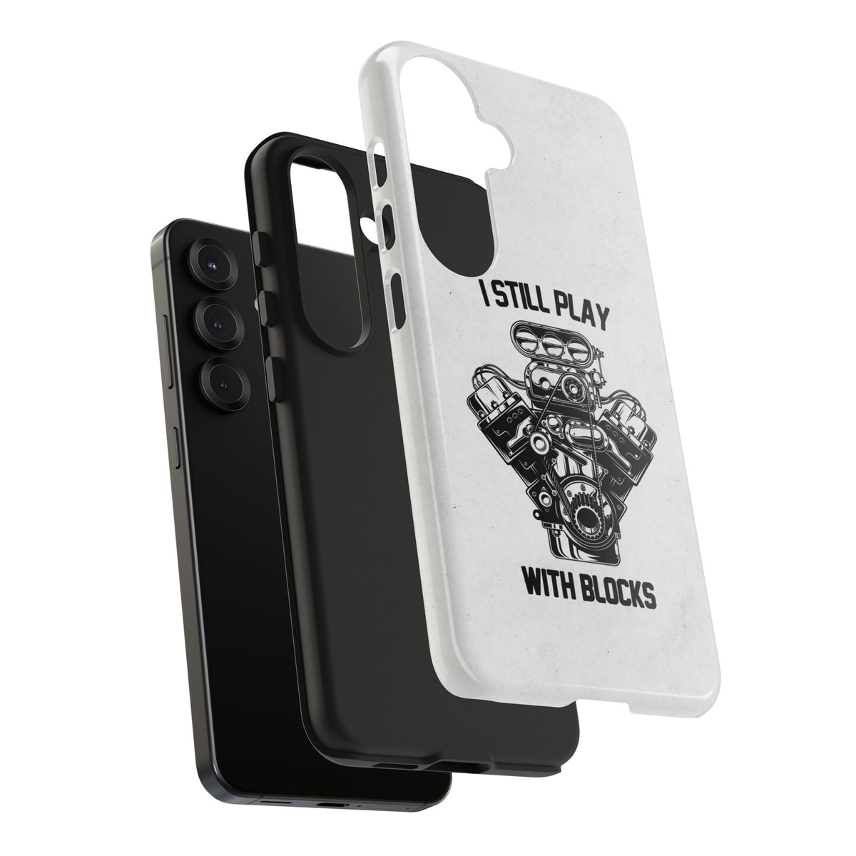 I Still Play with Blocks Engine Swap Tough Phone Case | Car Mechanic Gift