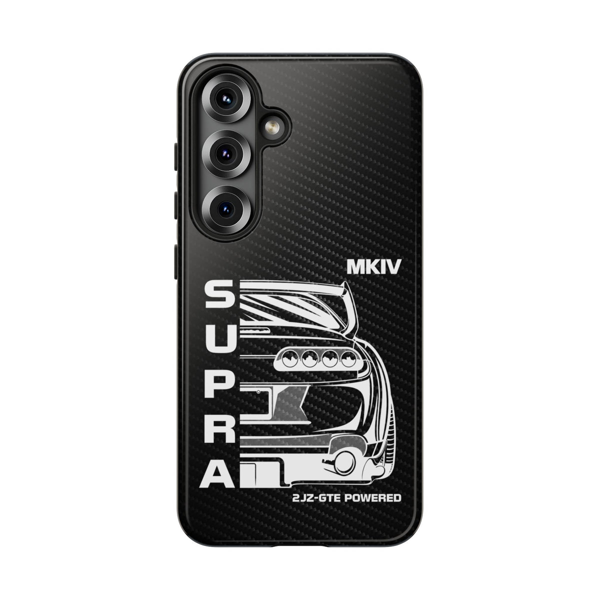 JDM Back View Tough Phone Case - Samsung Galaxy S25, glossy, front view