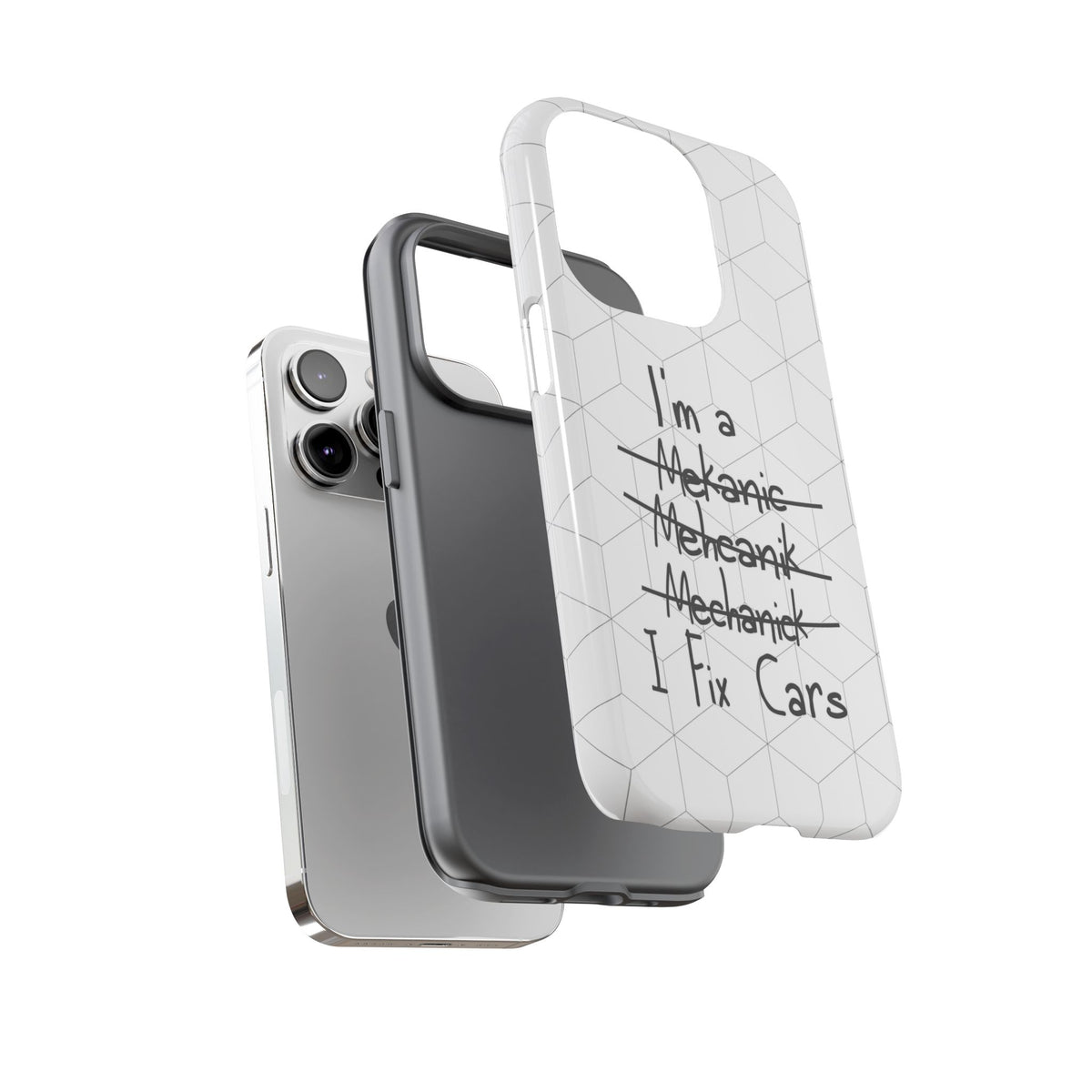 Mechanic I Fix Cars Funny Tough Phone Case | Car Guy Gift