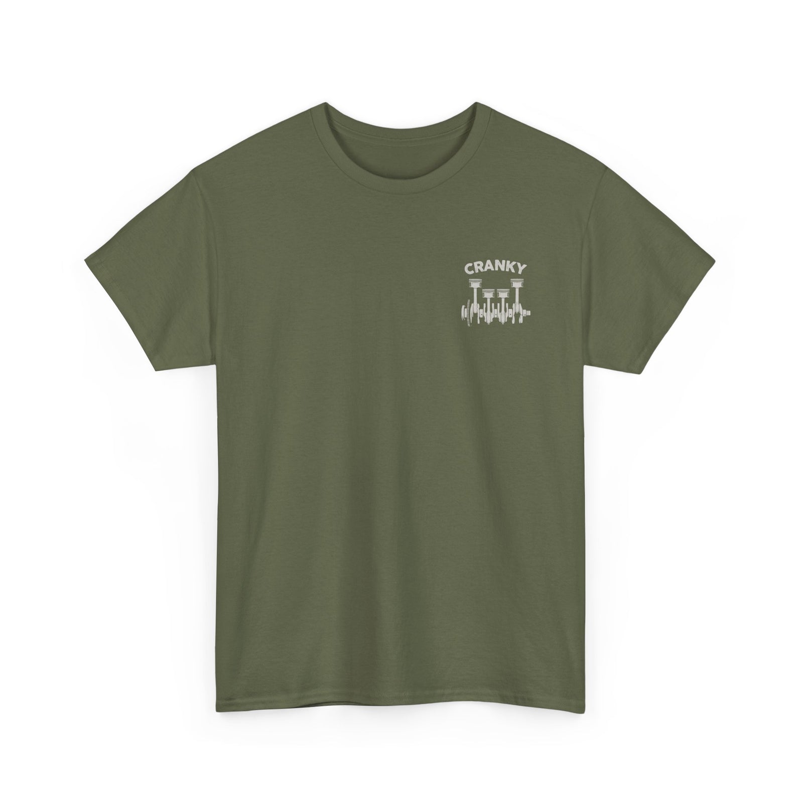 Cranky Minimalist Mechanic T-Shirt t-shirt front - car lover gift