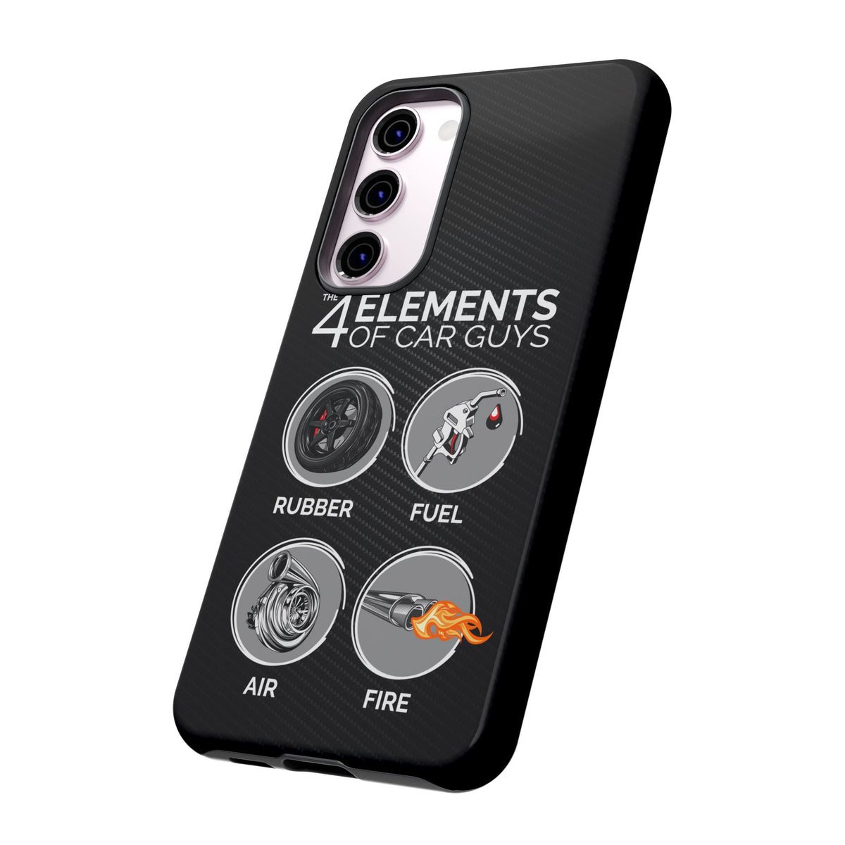 The 4 Elements of Car Guys Tough Phone Case | Funny Car Lover Gift