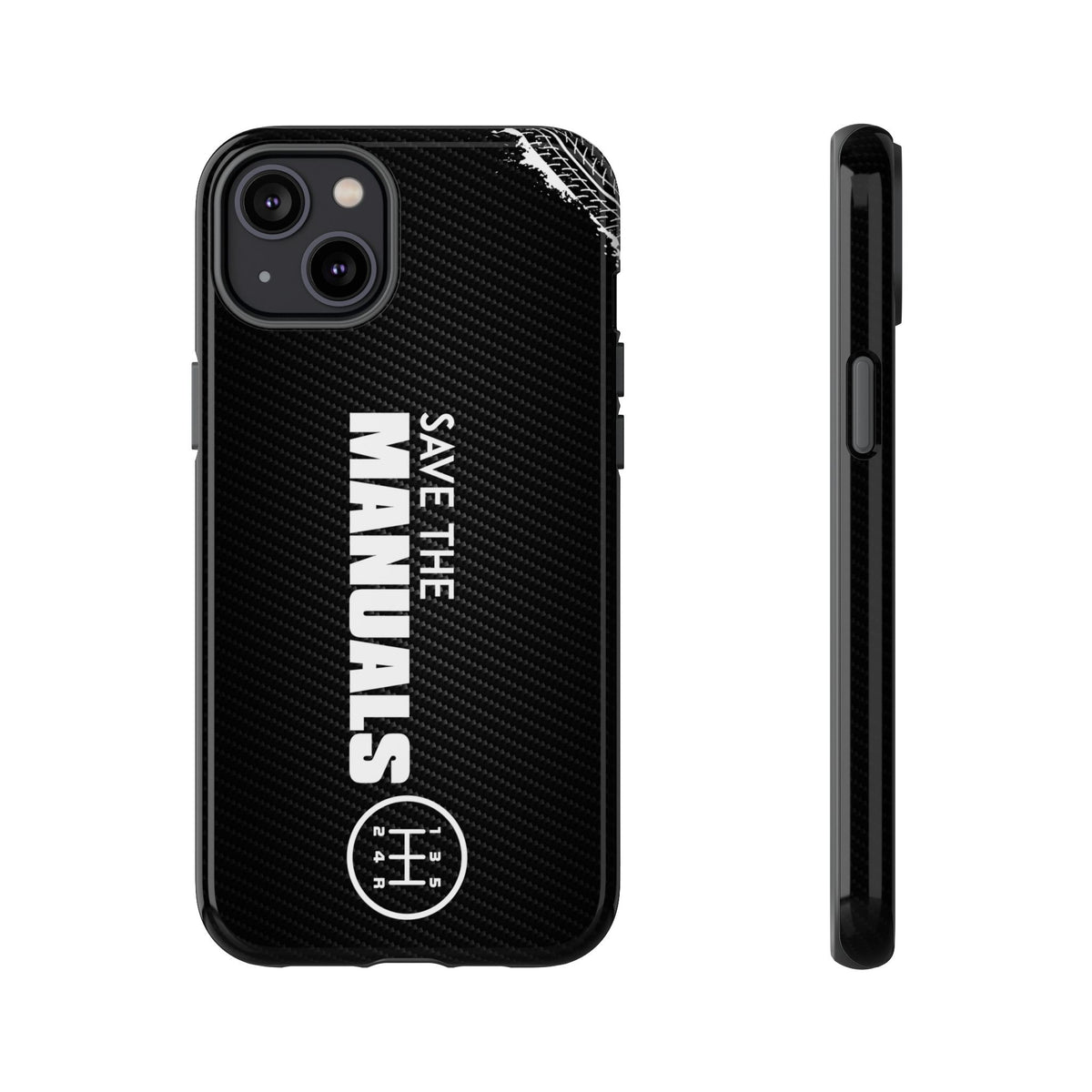 Save The Manuals Tough Phone Case | Manual Transmission Car Guy Gift