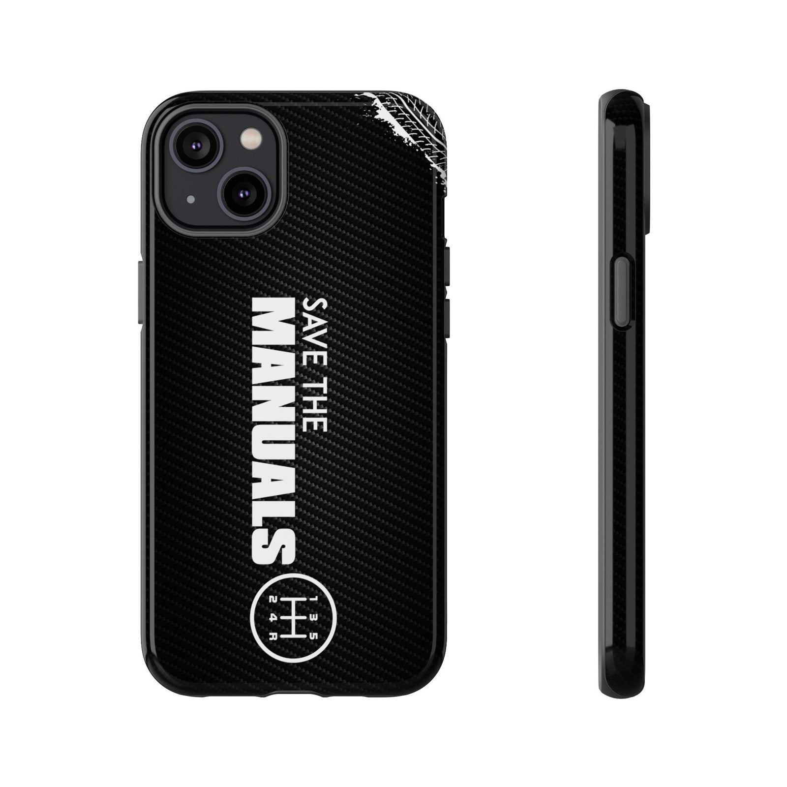 Save The Manuals Tough Phone Case | Manual Transmission Car Guy Gift