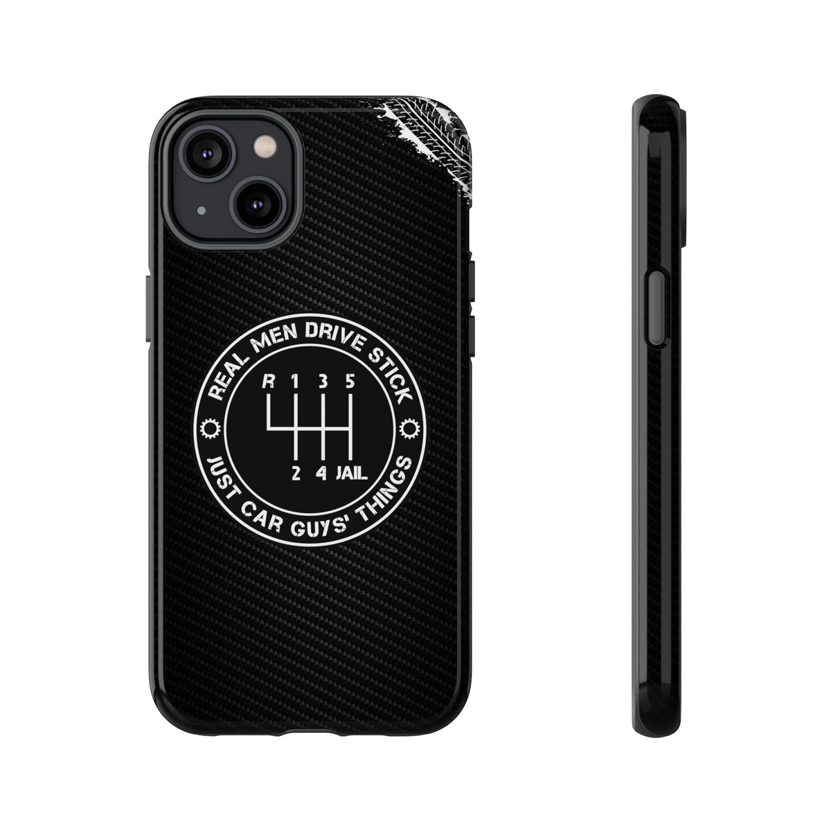 Real Men Drive Stick Manual Transmission Tough Phone Case | Car Guy Gift