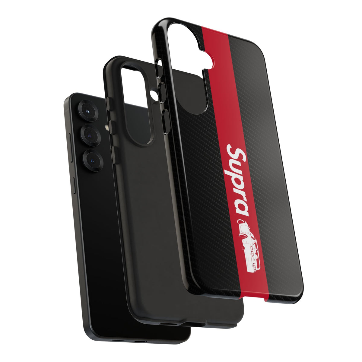 JDM Style Design Tough Phone Case - Samsung Galaxy S24, glossy, edge and port close-up